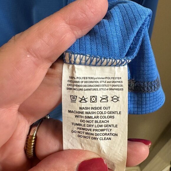 Men's Oklahoma City Thunder NBA Long Sleeve Performance Shirt. Size Large - Picture 5 of 6